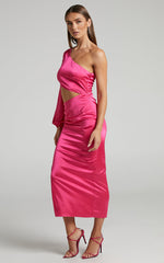 Runaway The Label - Christabel Dress in Fuchsia