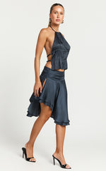 Lioness - Legacy Midi Skirt in Navy